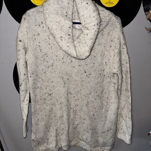 Cozy White Speckled Women's Sweater